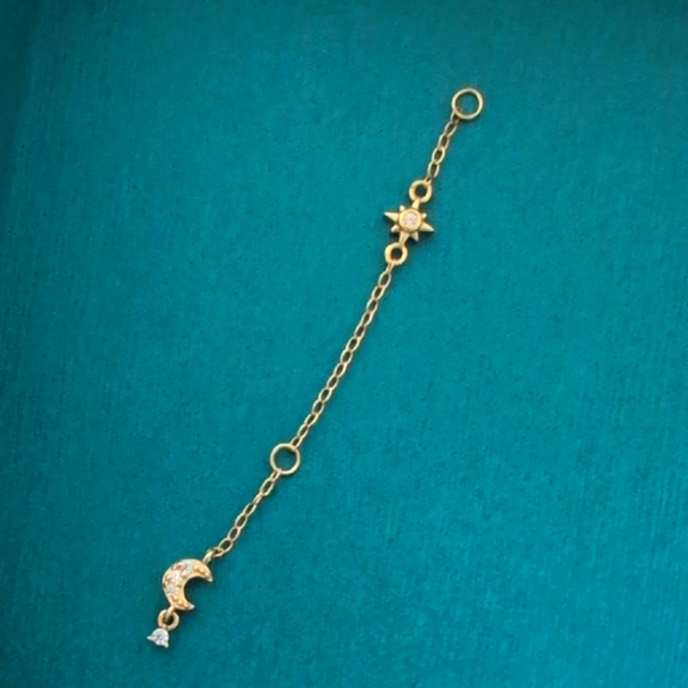 Gold Crescent Moon Charm